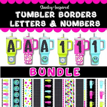 Preview of Stanley Cup Inspired Bulletin Board Printable Letters, Numbers, & Borders Bundle