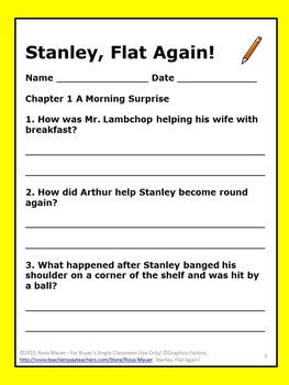 flat stanley reading fair project