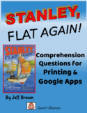 Stanley, Flat Again,  questions, vocabulary |  PDF PRINTIN