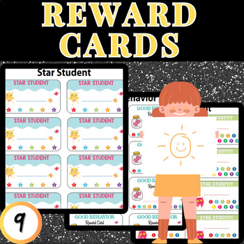 Preview of Star Achievers Reward Cards: Ignite Learning & Recognition for Young Scholars!