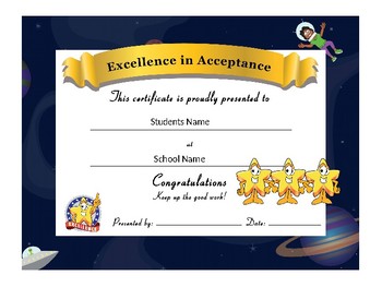 Preview of Star Award Certificates -Behavior