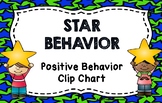 Star Behavior Positive Behavior Clip Chart and Notes