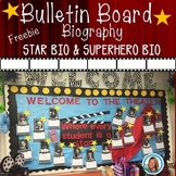 Movie Theater Biography | Superhero Biography for Bulletin Boards