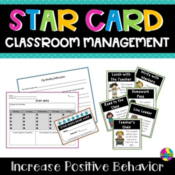 STAR Cards for Positive Classroom Behavior