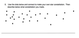 Star Constellations Worksheet Assessment