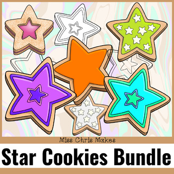 star christmas cookie clipart