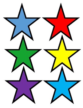 Star Cutouts - Multi Color