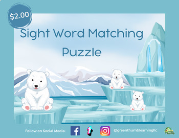 Preview of Star Early Literacy Test Prep Cards: Sight Word Matching (64 Sight Words)