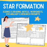 Star Formation: No-Prep Science Packet: Passage, Worksheet