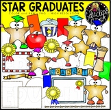 Star Graduates Clip Art Set {Educlips Clipart}
