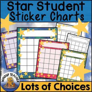 Preview of Star Incentive Sticker Reward Charts