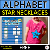 Letter of the Week | FREE Alphabet Star Necklaces