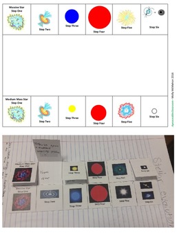 Preview of Star Life Cycle Foldable for Interactive Notebook