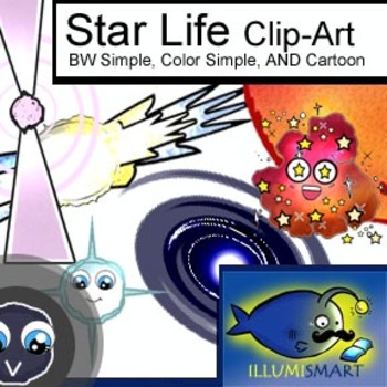 Preview of Star Life: Outer Space Clip Art-27 Pieces
