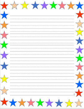 Preview of Star Lined Paper