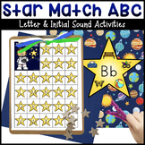 Star Letter Matching & Initial Sound Activities