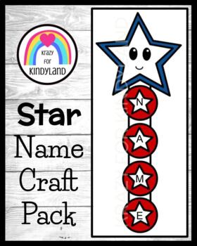 Preview of Star Name Craft / USA Activity for US Symbols, America, Election, July, Memorial
