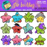 Star Buddies Clipart: Make Believe Set {Vibrant Color & Gr