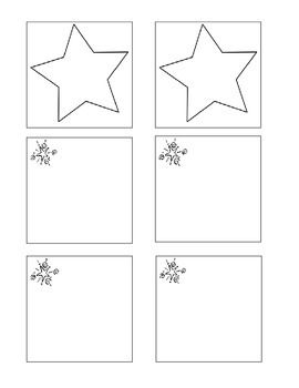 Preview of Star Post It Note Template