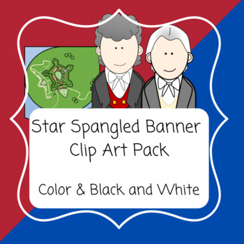 star spangled banner clipart