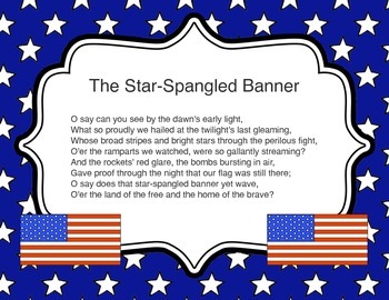 star spangled banner lyrics