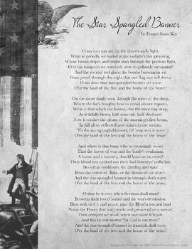 the lyrics to the star spangled banner song