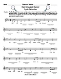 Star Spangled Banner - Missing Word Worksheet