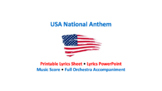 Star-Spangled Banner USA National Anthem Full Band Accompaniment