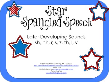 Preview of Star Spangled Speech- Later Sounds