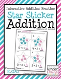 Star Sticker Addition - Interactive Addition Practice