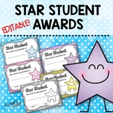 Star Student Awards ~EDITABLE~