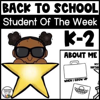 Preview of Student Of The Week Activities - EDITABLE Kit!