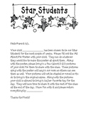 Star Student Letter Home