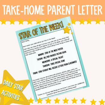 Preview of Star Student Parent Letter