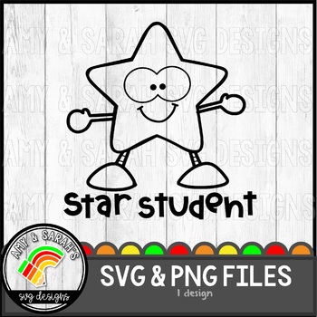 Download Star Student Svg Design By Amy And Sarah S Svg Designs Tpt