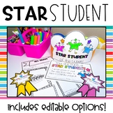 Star Student | Student of the Week | Editable Options