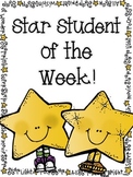 Star Student of the Week (take-home-bag)