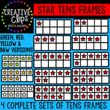 Star Tens Frames {Creative Clips Digital Clipart}