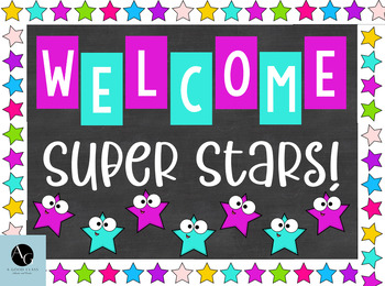 Star Theme Bulletin Board and Door Kit- Super Stars/ Dream Big/ Shining ...