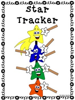 Preview of Star Tracker FREEBIE, Student Self-Monitoring Learning Goal/Rubric Tool