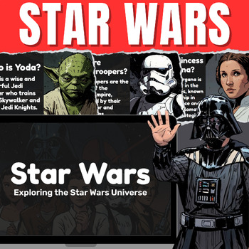 Preview of Star Wars 2024 Google Slides: Classroom Educational Resource, May The Fourth