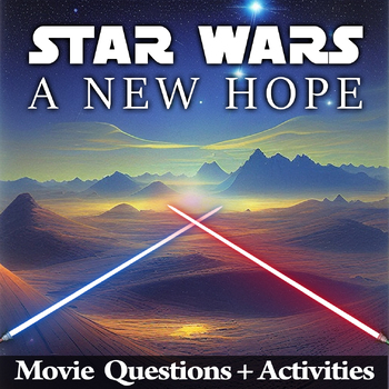 Preview of Star Wars: A New Hope Movie Guide + Activities | Answer Key Inc