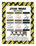 Star Wars ABC Cursive Poster