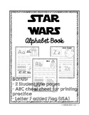 Star Wars ABC Printing Book - 2 lines