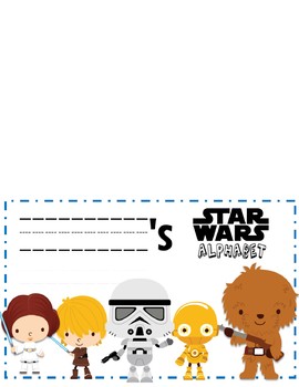 Preview of Star Wars Alphabet trace book!