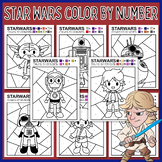 Star Wars Color by Number Sheets | Star Wars Day Coloring Pages