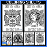 Star Wars Coloring Sheets | May the Fourth Coloring Pages 