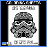 Star Wars Coloring Sheets | May the Fourth Coloring Pages 