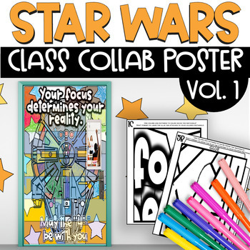 Preview of Star Wars Day May the 4th Collaborative Poster Door Decoration Art Project Vol.1