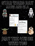 Star Wars Day - May the 4th - ELA/MATH BUNDLE